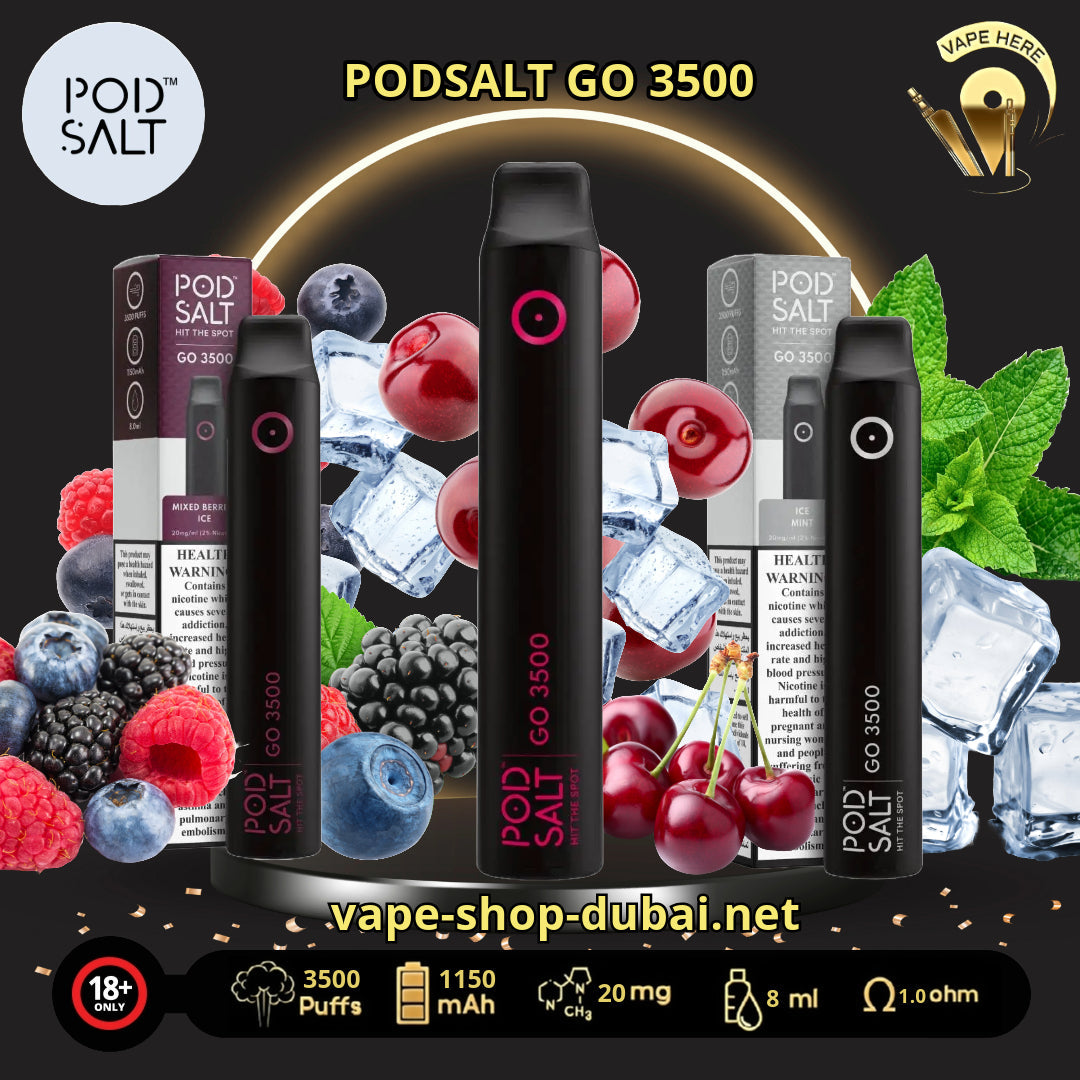 PS GO 3500 PUFFS DISPOSABLE VAPE Dubai