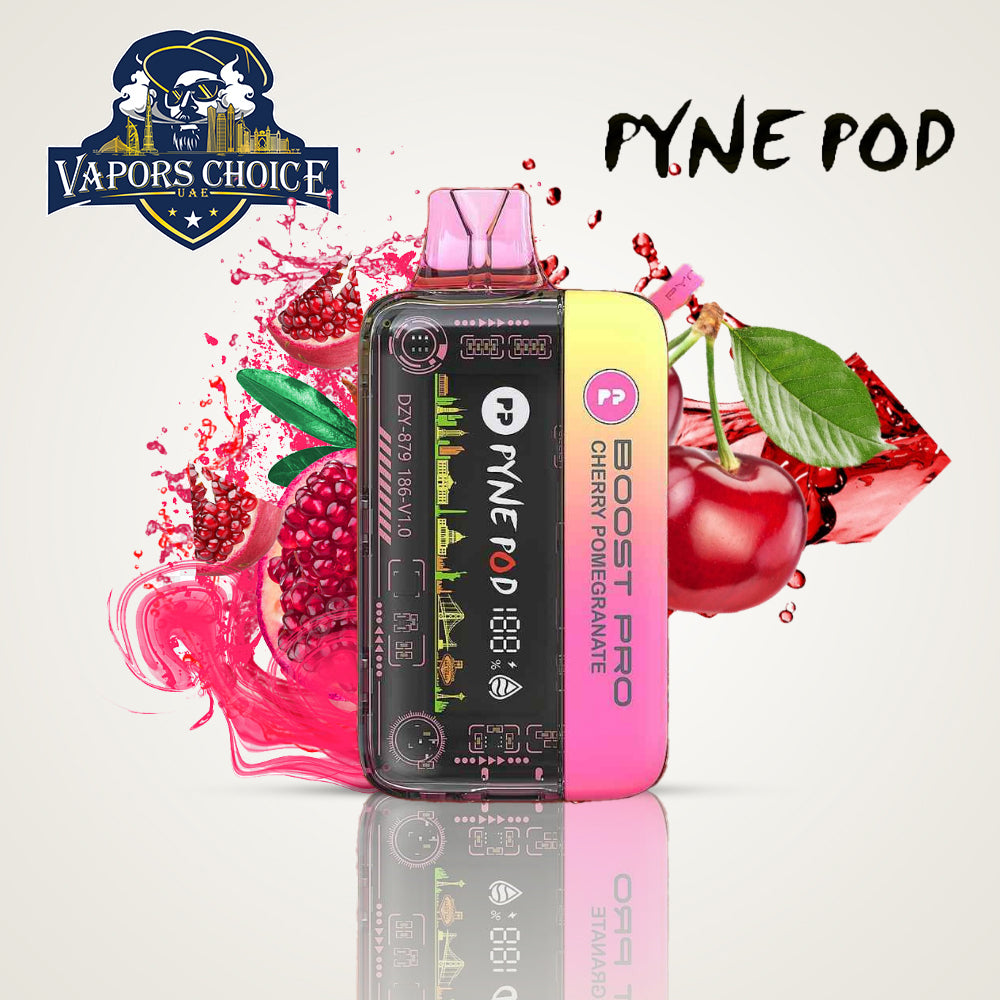 PYNE POD BOOST PRO 20000 PUFFS (50mg) - DISPOSABLE VAPE Cherry Pomegranate UAE Al Sharjah
