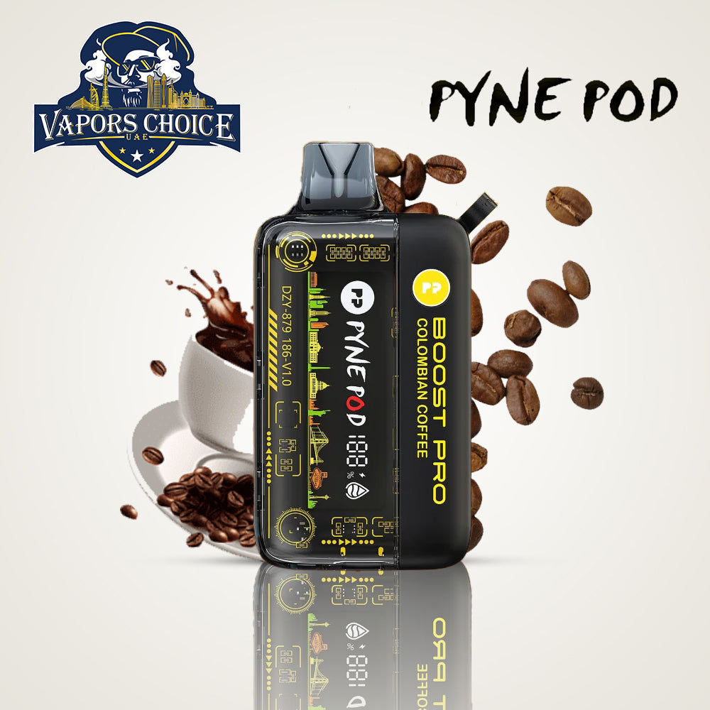 PYNE POD BOOST PRO 20000 PUFFS (50mg) - DISPOSABLE VAPE Colombian Coffee UAE Ajman