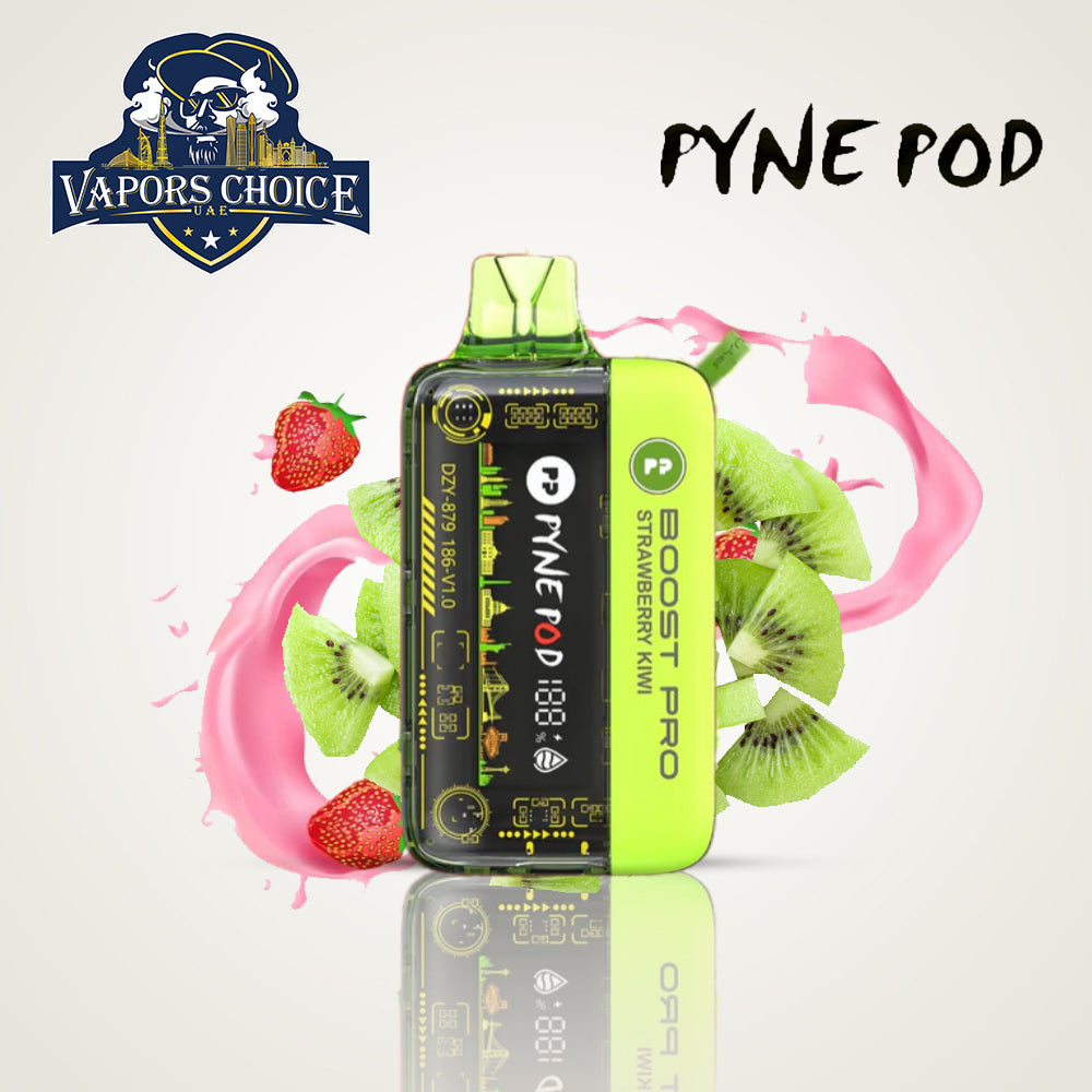 PYNE POD BOOST PRO 20000 PUFFS (50mg) - DISPOSABLE VAPE Strawberry Kiwi UAE Dubai