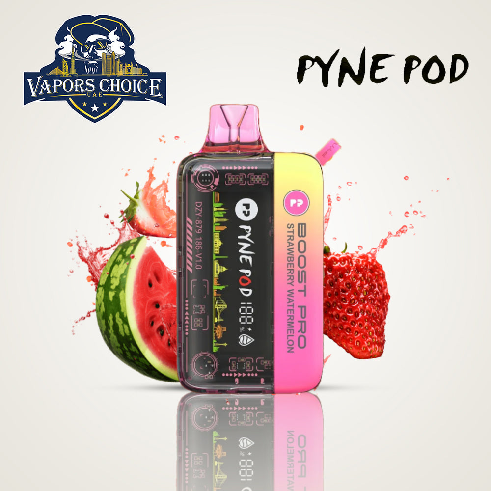 PYNE POD BOOST PRO 20000 PUFFS (50mg) - DISPOSABLE VAPE Strawberry Watermelon UAE Ajman