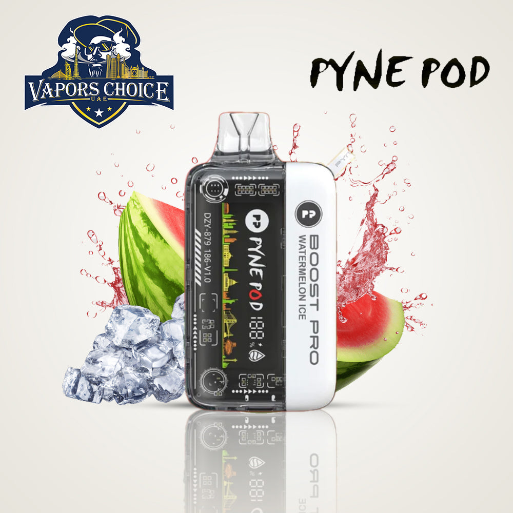 PYNE POD BOOST PRO 20000 PUFFS (50mg) - DISPOSABLE VAPE Watermelon Ice UAE Ras Al Khaimah 