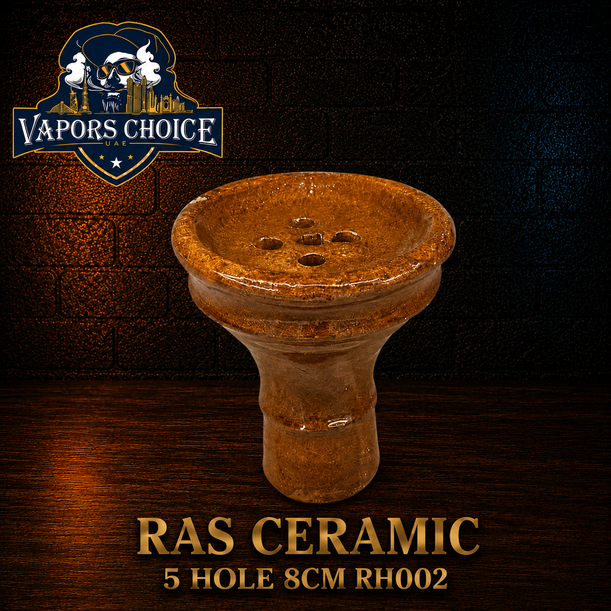 RAS CERAMIC 5 HOLE 8CM RH002
