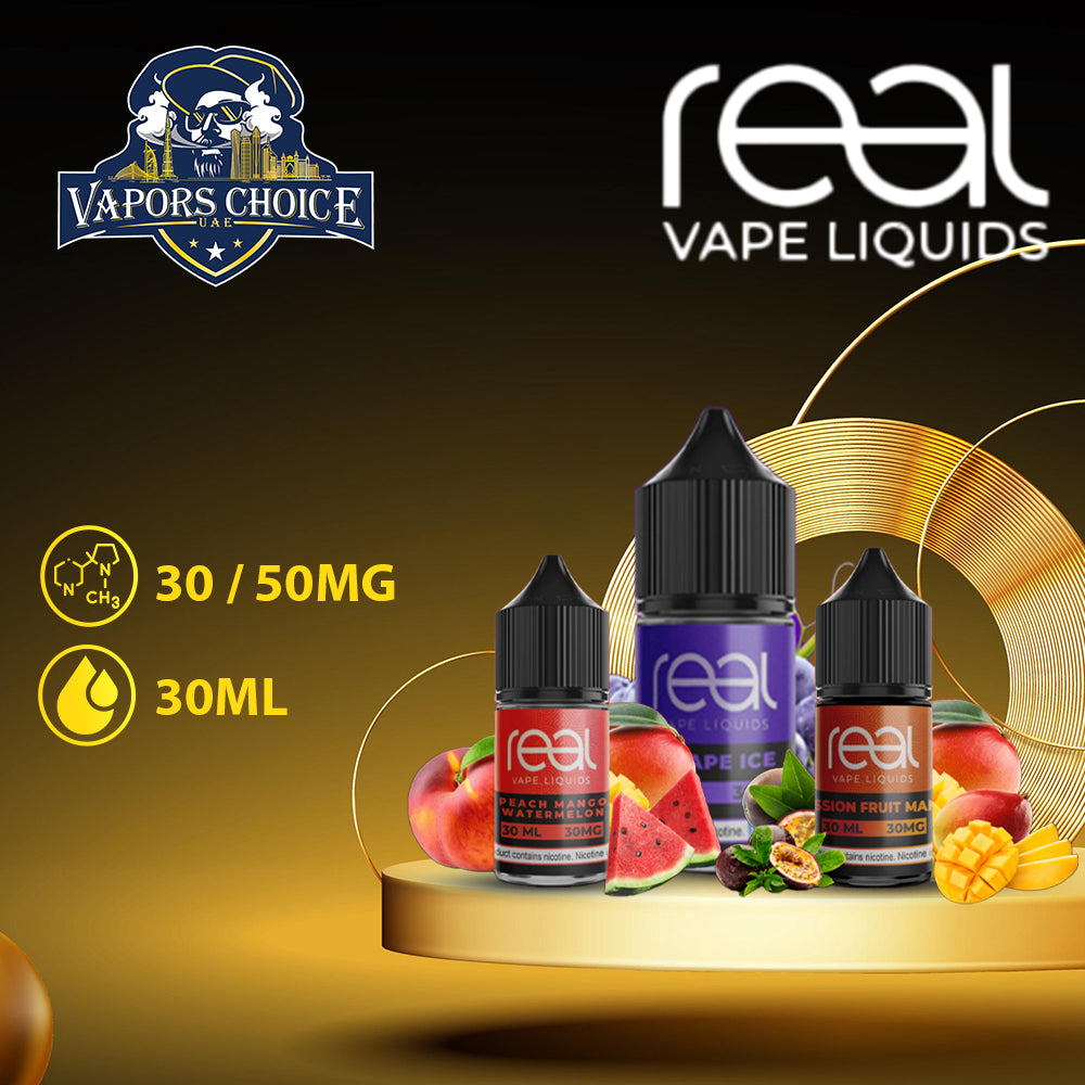 REAL VAPE  30ML SALTNIC UAE Abu Dhabi 