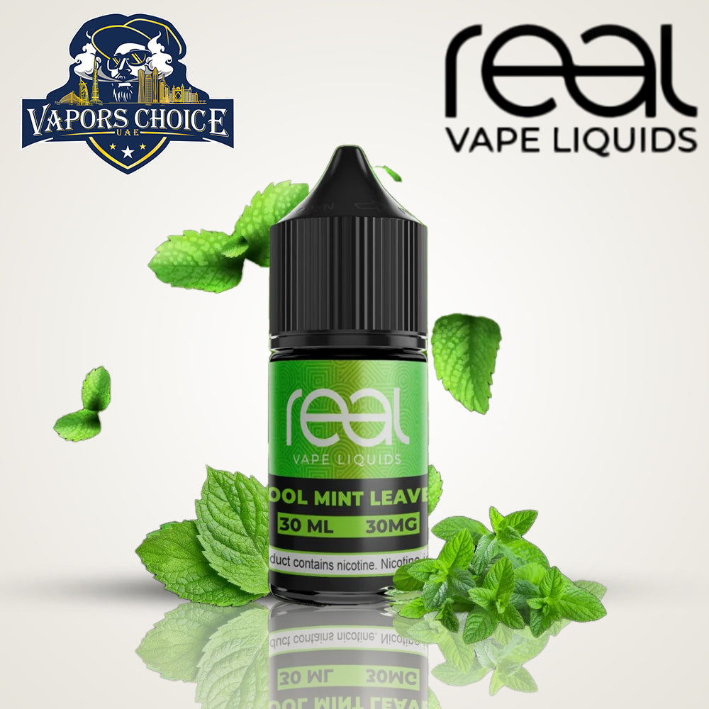 REAL VAPE  30ML SALTNIC Cool Mint Leaves UAE Al Sharjah
