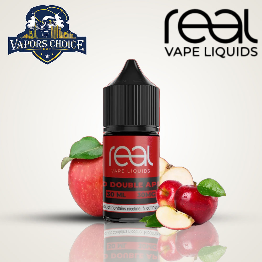 REAL VAPE  30ML SALTNIC Iced Double Apple UAE Al Ain