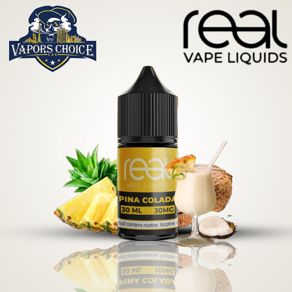 REAL VAPE  30ML SALTNIC Pina Colada UAE Ajman