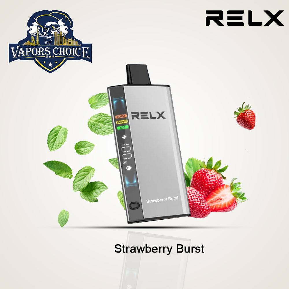 RELX ACE 20K Puffs Disposable Vape Strawberry Burst UAE Abu Dhabi & Al Ain