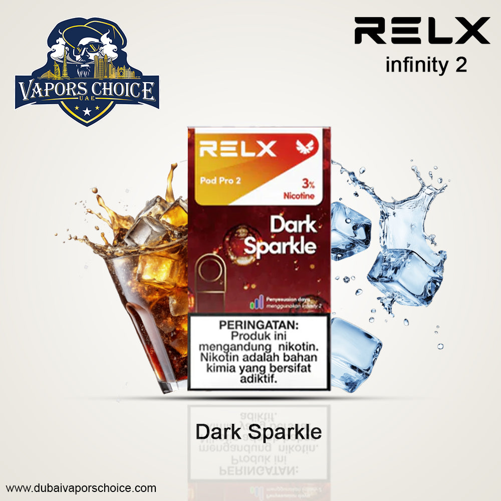 RELX INFINITY PRO 2 Pods 30mg - Prefilled Replacement Pod 1 pcs per pack Dark Sparkle UAE Abu Dhabi