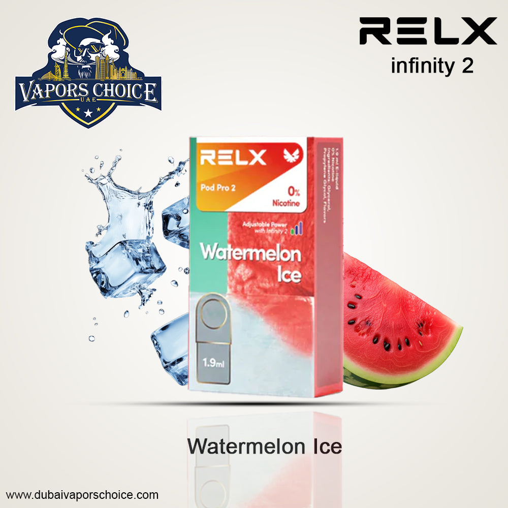 RELX INFINITY PRO 2 Pods 30mg - Prefilled Replacement Pod 1 pcs per pack Watermelon Ice UAE Abu Dhabi & Al Sharjah