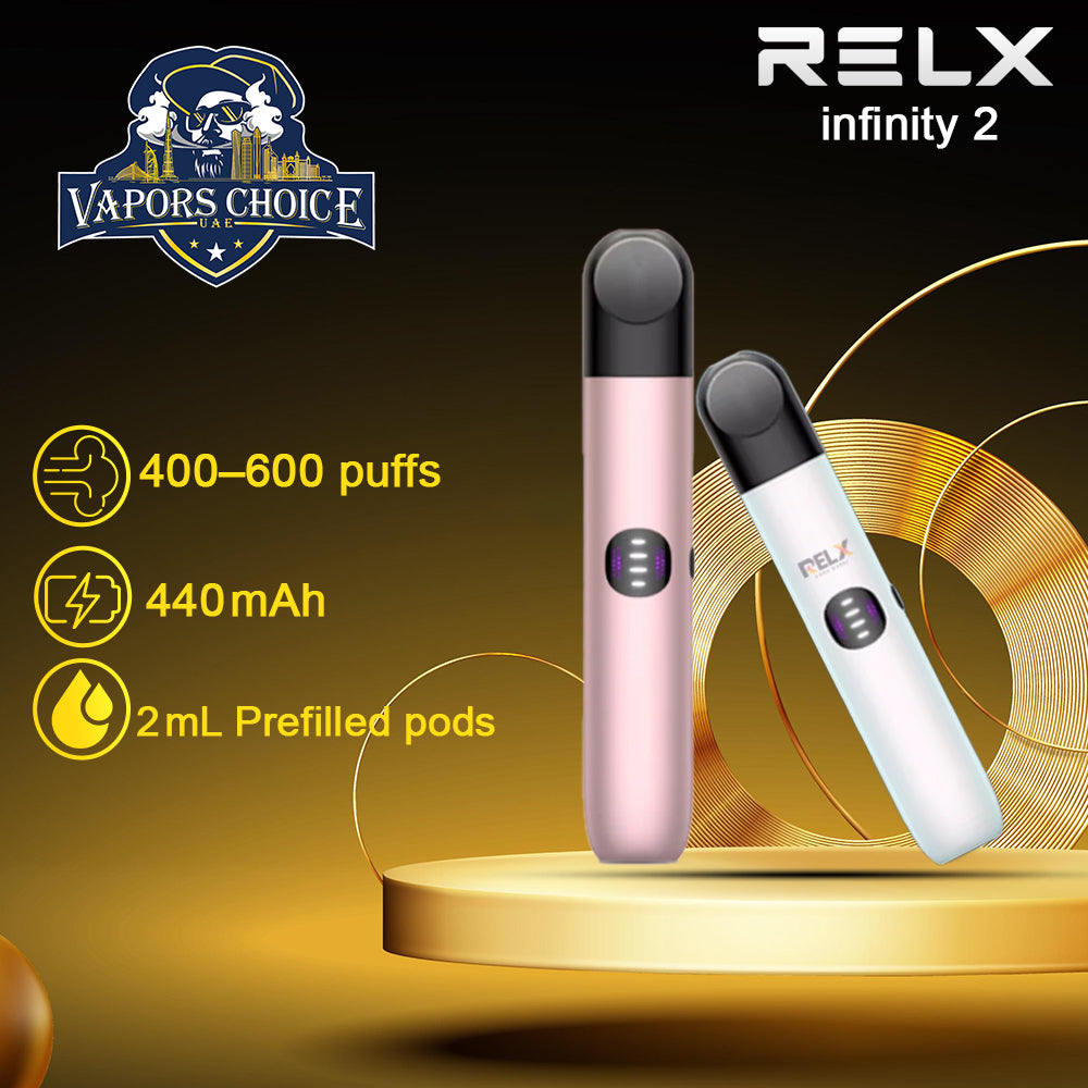 RELX Infinity 2 Device closed Pod System with LED Indicator 2st UAE Dubai