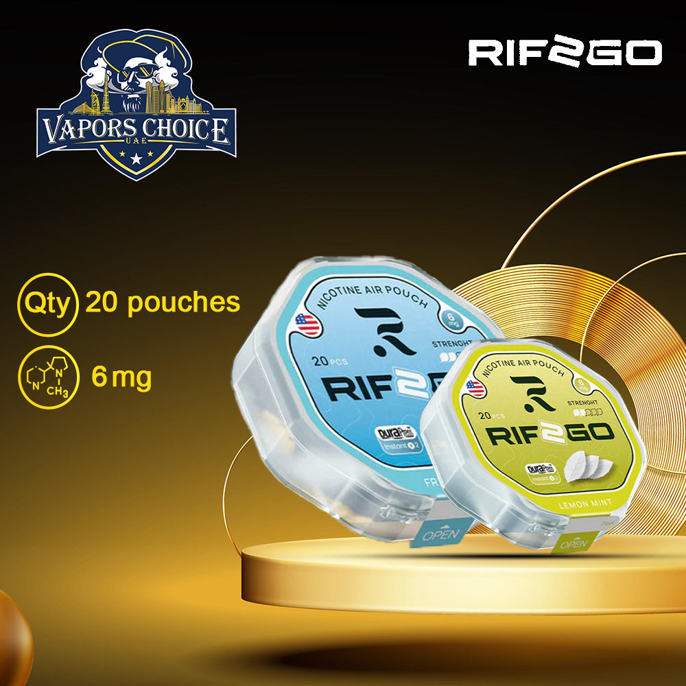 RIF2GO Nicotine Pouches 2st UAE Dubai