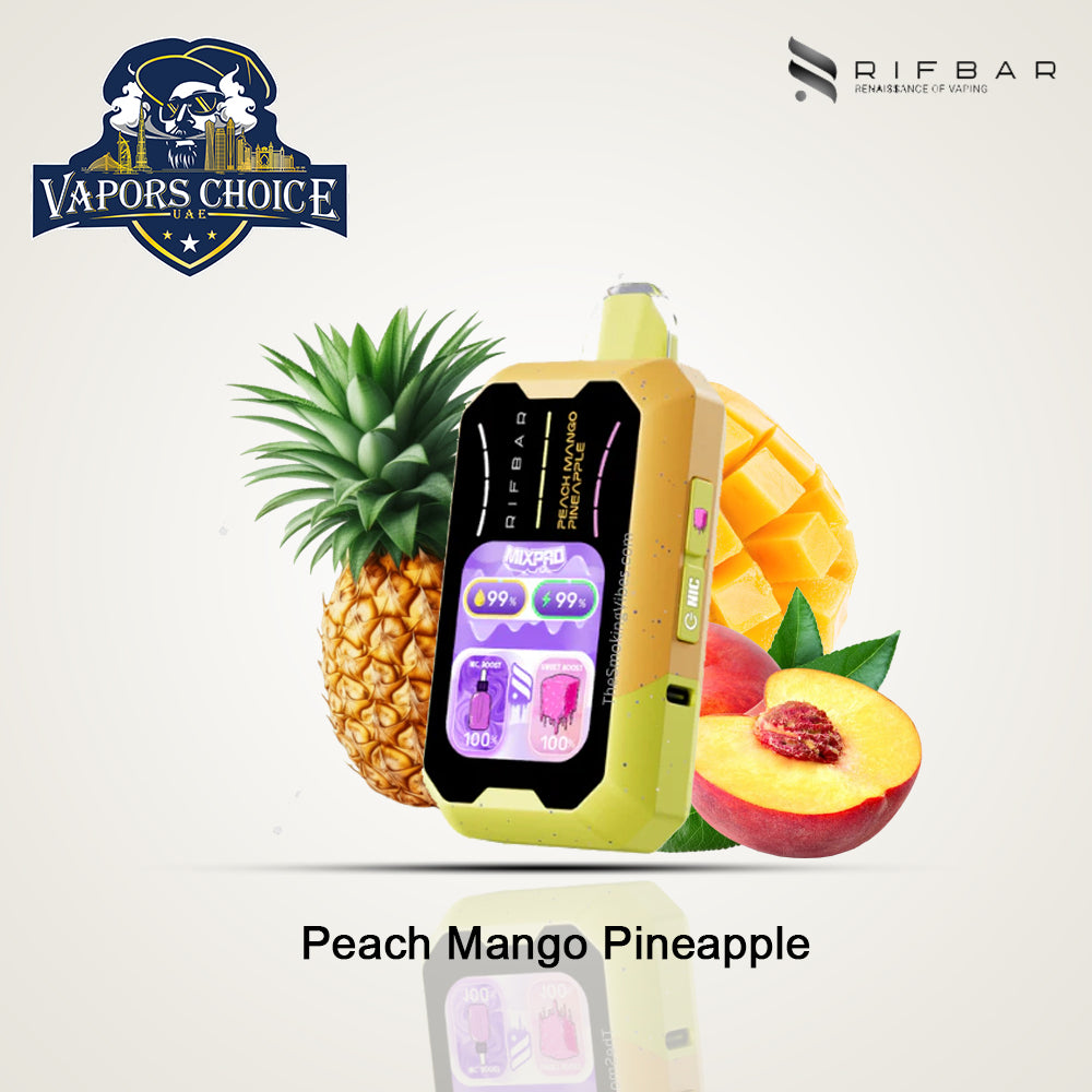 RIFBAR MIX PRO 40K PUFFS Disposable Vape Peach Mango Pineapple UAE Ajman