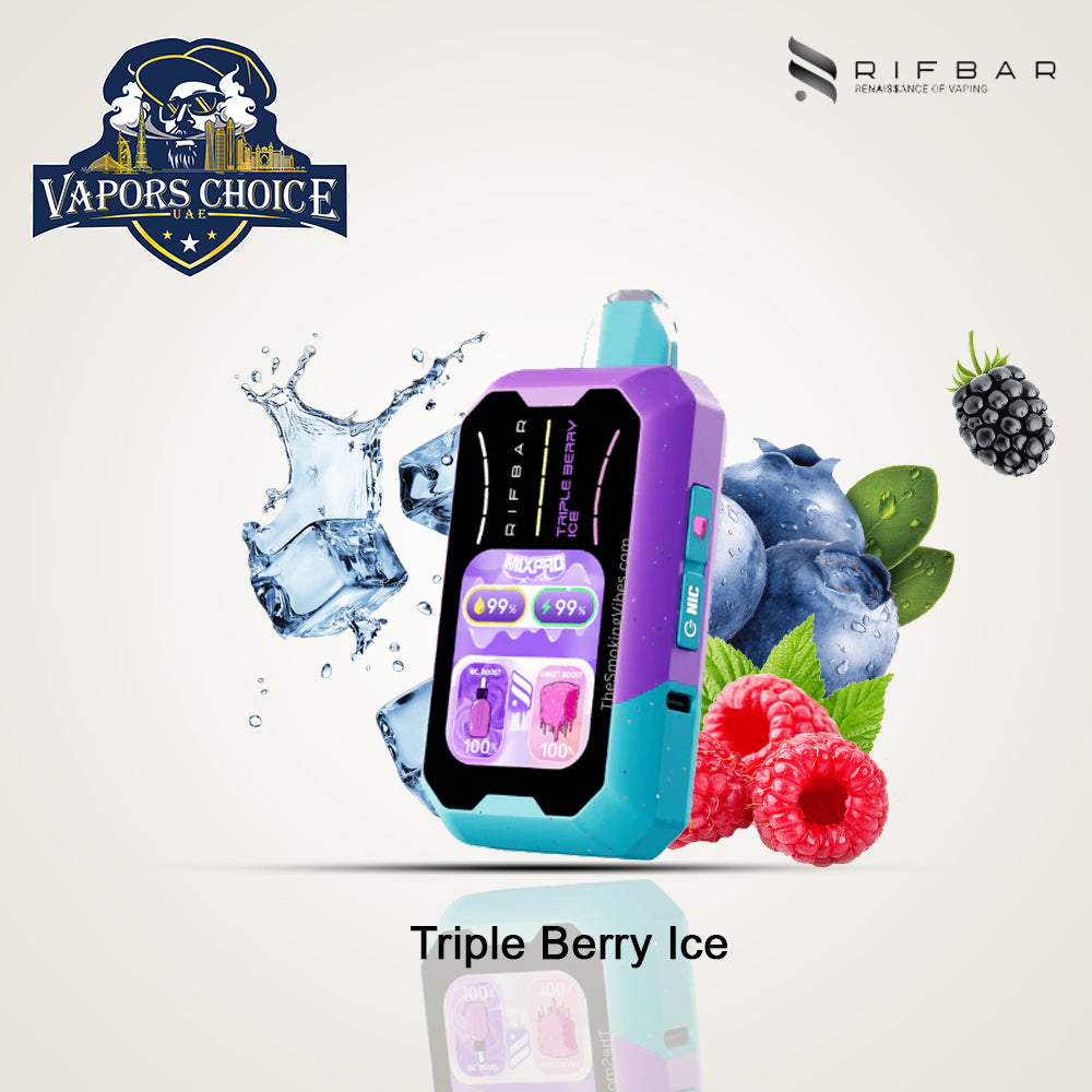 RIFBAR MIX PRO 40K PUFFS Disposable Vape Triple Berry Ice UAE Al Sharjah