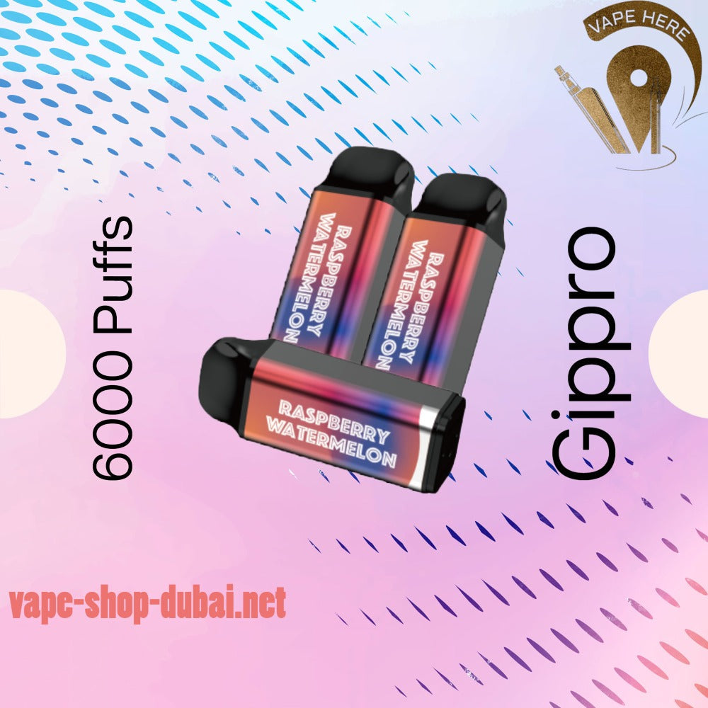GIPPRO BLING BLING Raspberry Watermelon 6000 PUFFS UAE Sharjah