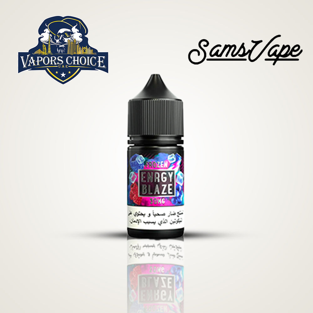 SAMS VAPE 30ML SALTNIC Frozen Energy Blaze Abu Dhabi