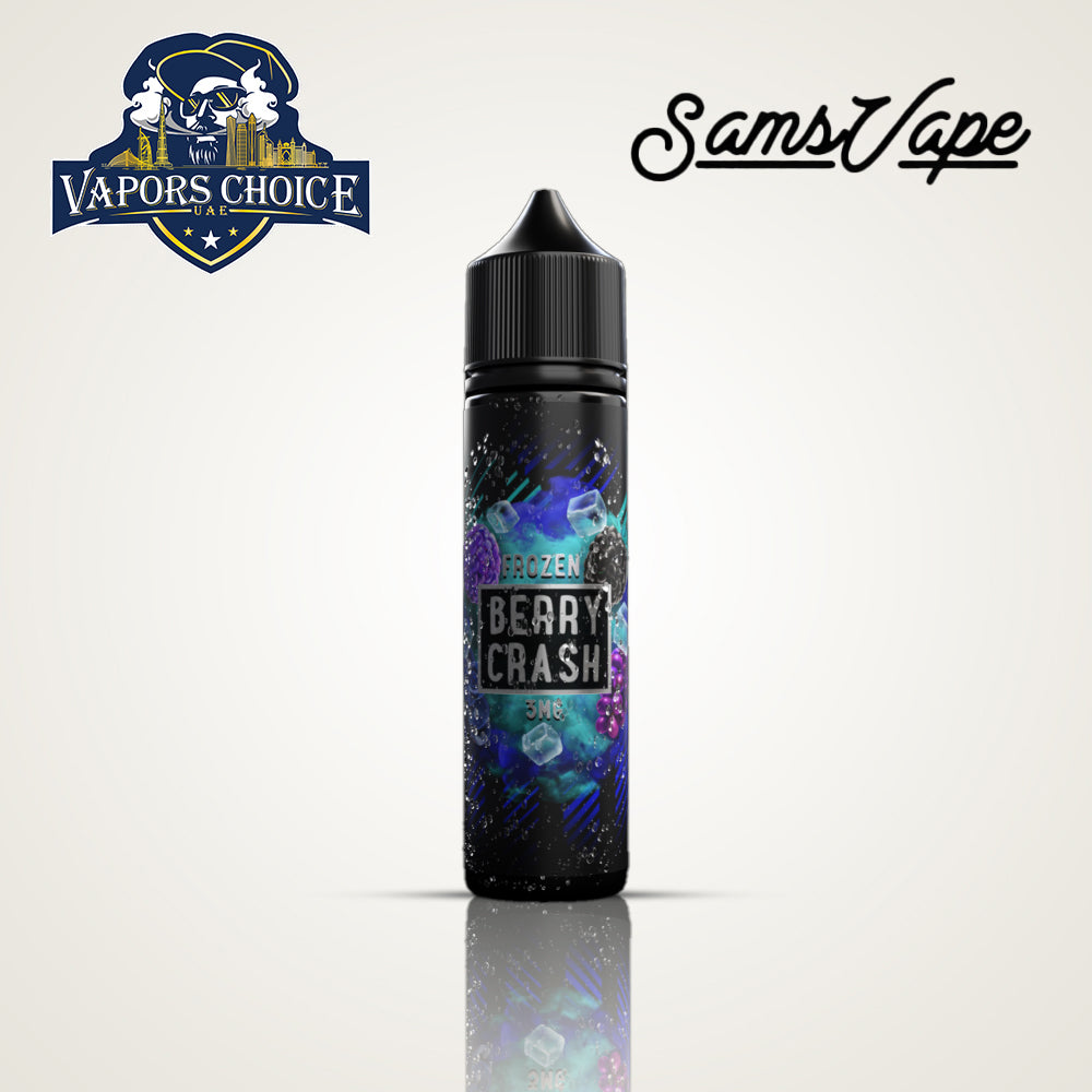 SAMS VAPE Premium E-Liquids  60ML & 120ML Juice (FROZEN SERIES) Berry Crash UAE Dubai & Abu Dhabi