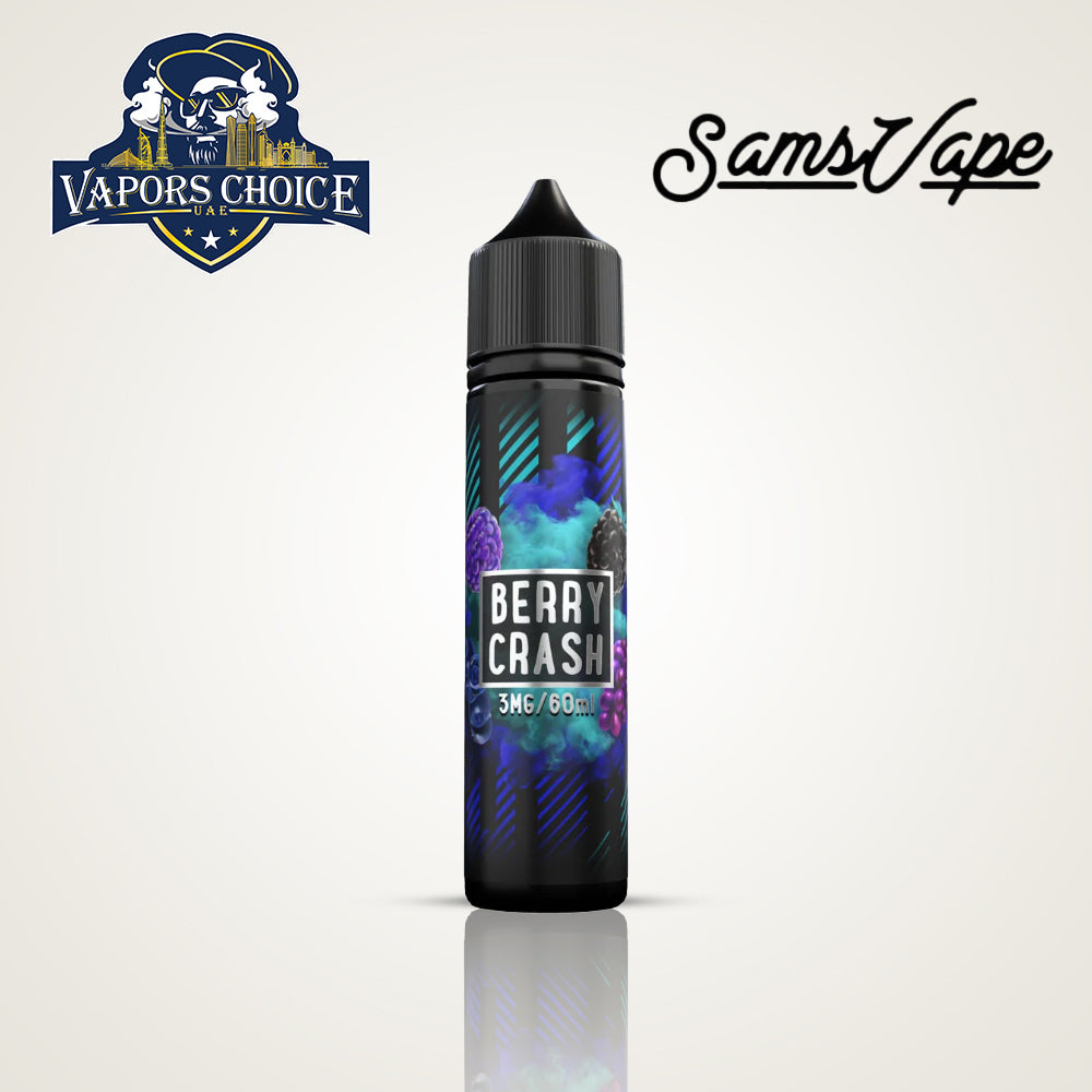 SAMS VAPE Premium E-Liquids  60ML & 120ML Juice Berry Crash UAE Ras Al Khaimah