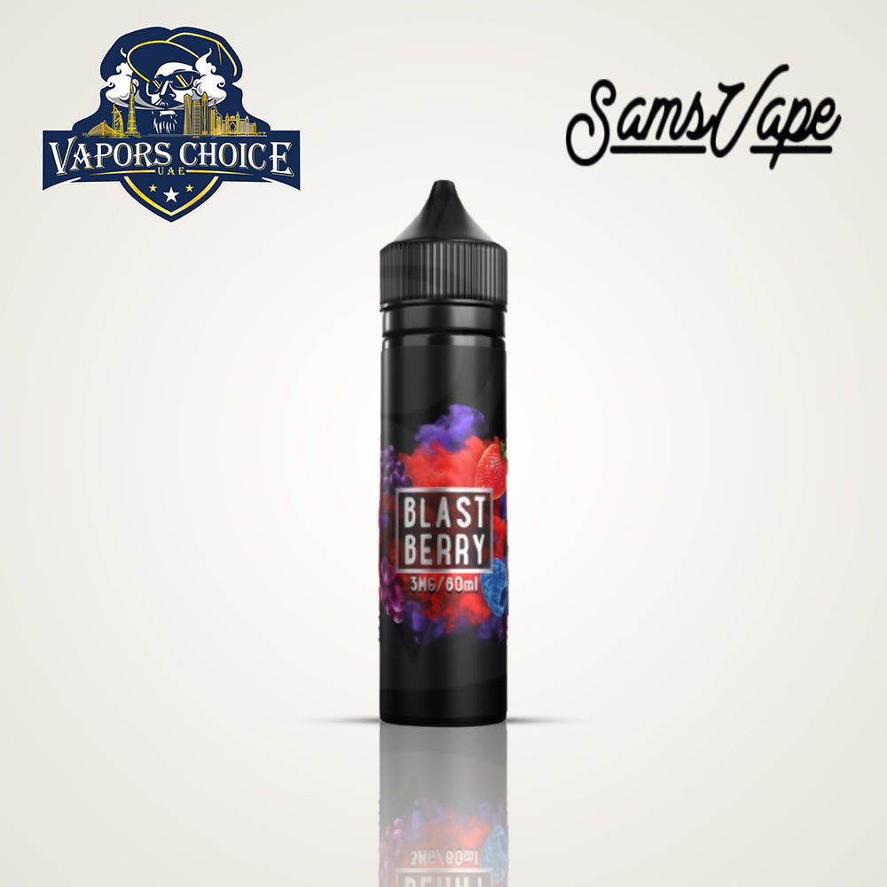 SAMS VAPE Premium E-Liquids  60ML & 120ML Juice Blast Berry UAE Ras Al Khaimah 