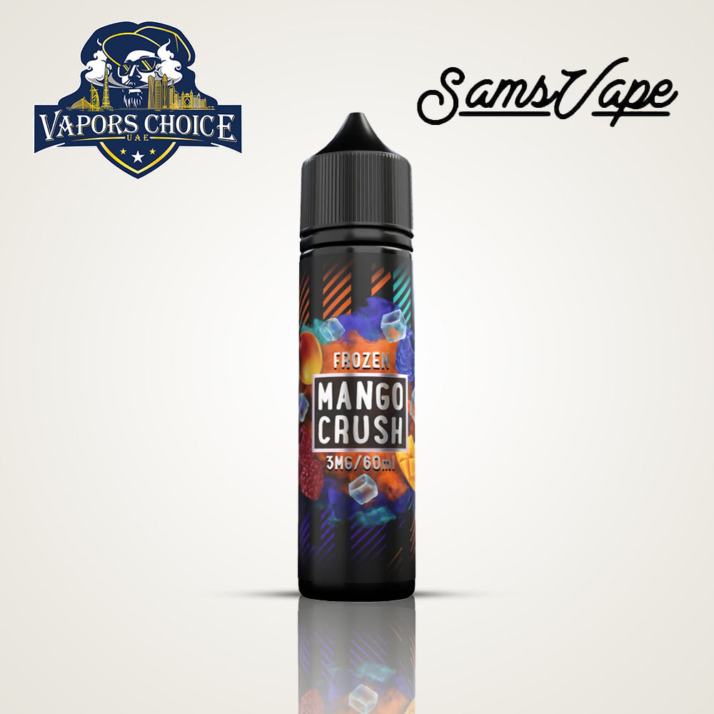 SAMS VAPE Premium E-Liquids  60ML & 120ML Juice (FROZEN SERIES) Mango Crush UAE Ras Al Khaimah 