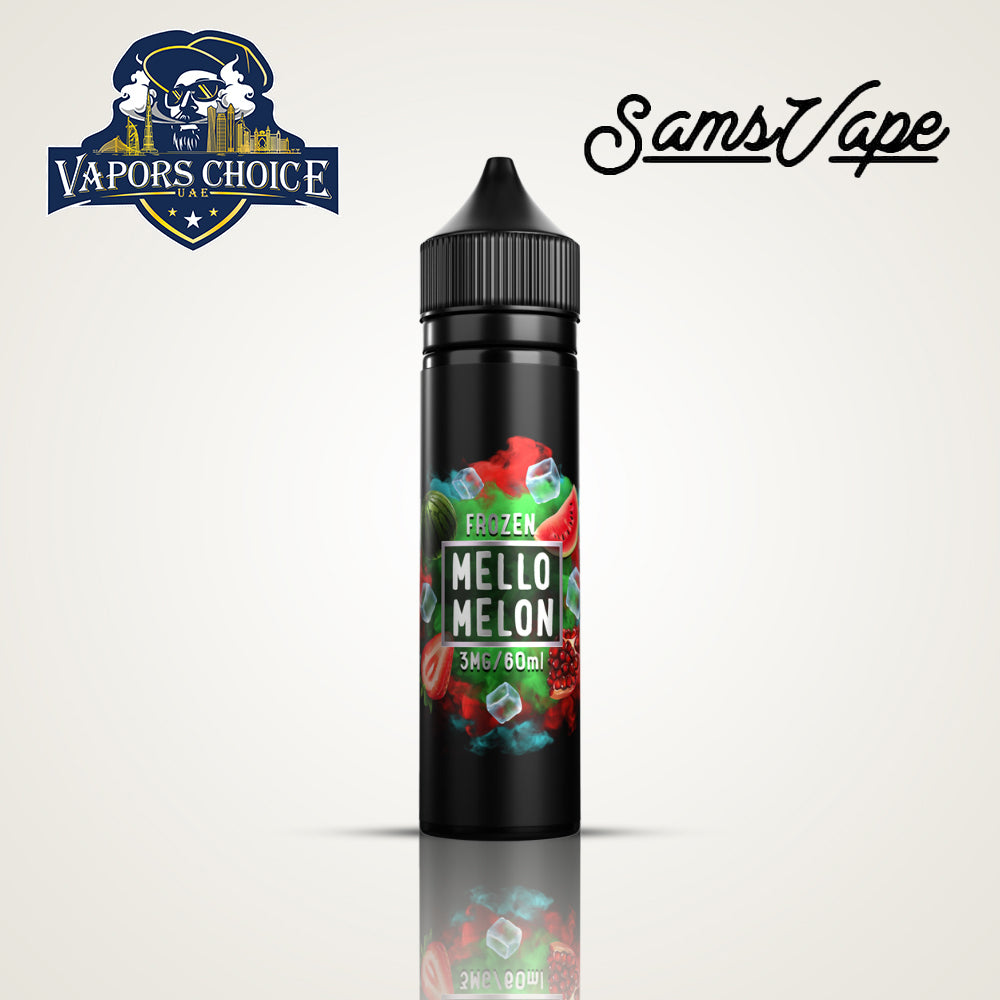 SAMS VAPE Premium E-Liquids  60ML & 120ML Juice (FROZEN SERIES) Mello Melon  UAE Ras Al Khaimah 