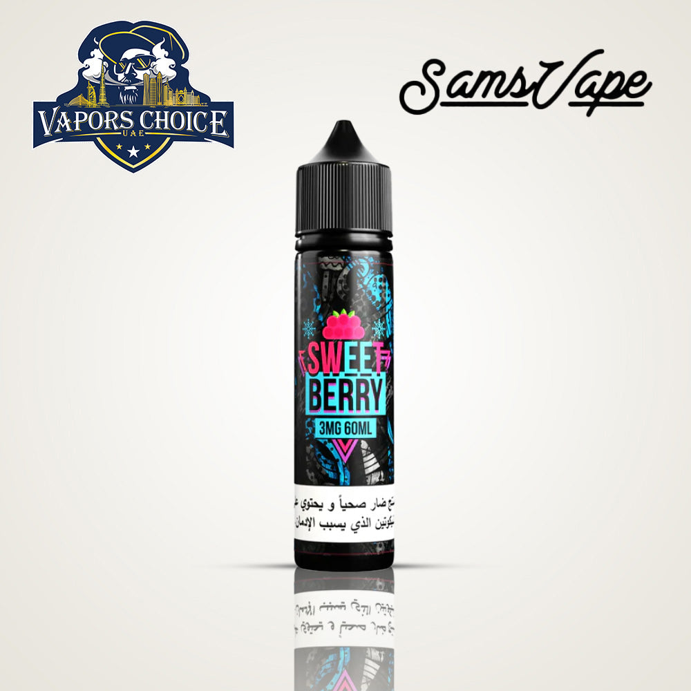 SAMS VAPE Premium E-Liquids  60ML & 120ML Juice (FROZEN SERIES) Sweet Berry UAE Ajman 