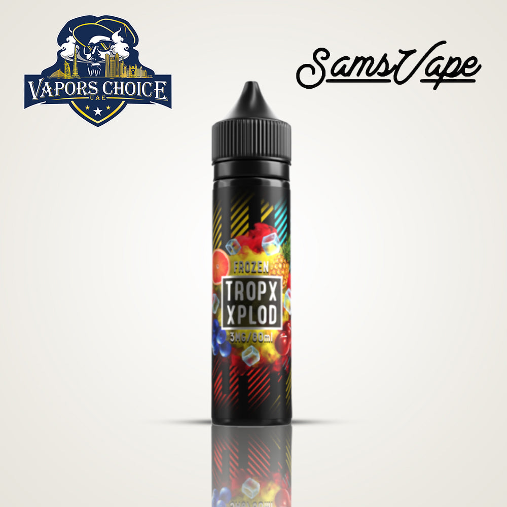 SAMS VAPE Premium E-Liquids  60ML & 120ML Juice (FROZEN SERIES) Tropx Xplod UAE Dubai & Abu Dhabi