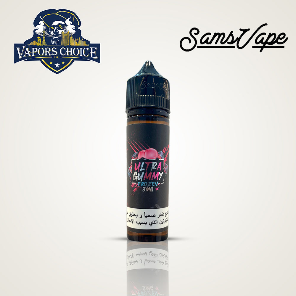 SAMS VAPE Premium E-Liquids  60ML & 120ML Juice (FROZEN SERIES) Ultra Gummy UAE Ajman