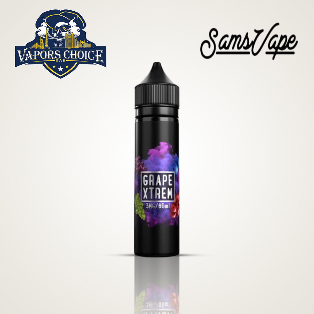 SAMS VAPE Premium E-Liquids  60ML & 120ML Juice Grape Xtrem UAE Abu Dhabi 