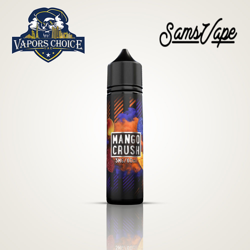 SAMS VAPE Premium E-Liquids  60ML & 120ML Juice Mango Crush UAE Al Ain