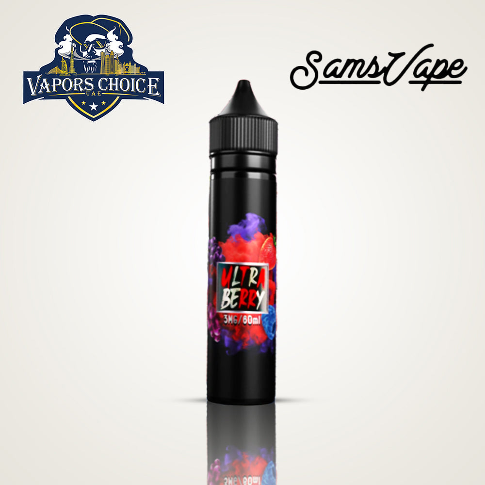 SAMS VAPE Premium E-Liquids  60ML & 120ML Juice Ultra Berry UAE Ajman 