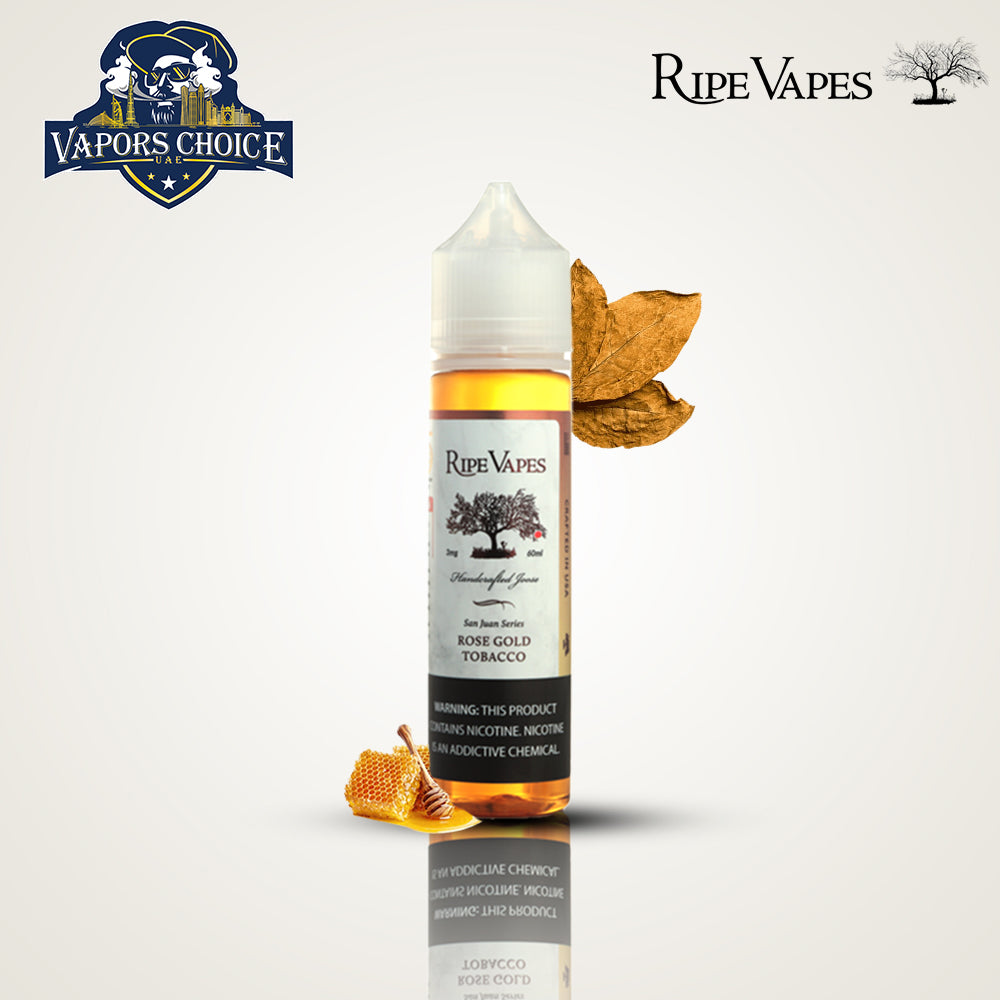 SAN JUAN Collection From Ripe Vapes E LIQUID 60ML Rose Gold Tobacco UAE Abu Dhabi, Dubai