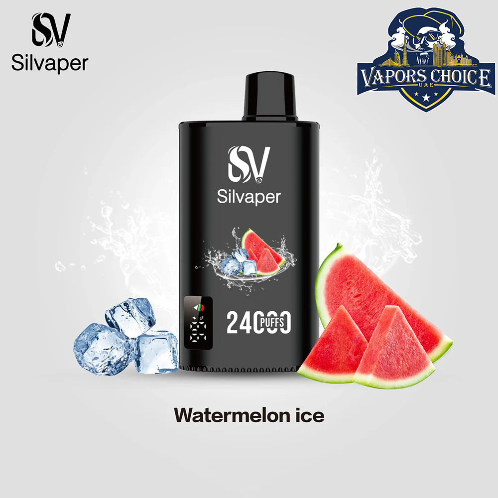 SILVAPER 24000 PUFFS (20mg) - DISPOSABLE VAPE Watermelon Ice UAE Dubai & Sharja 