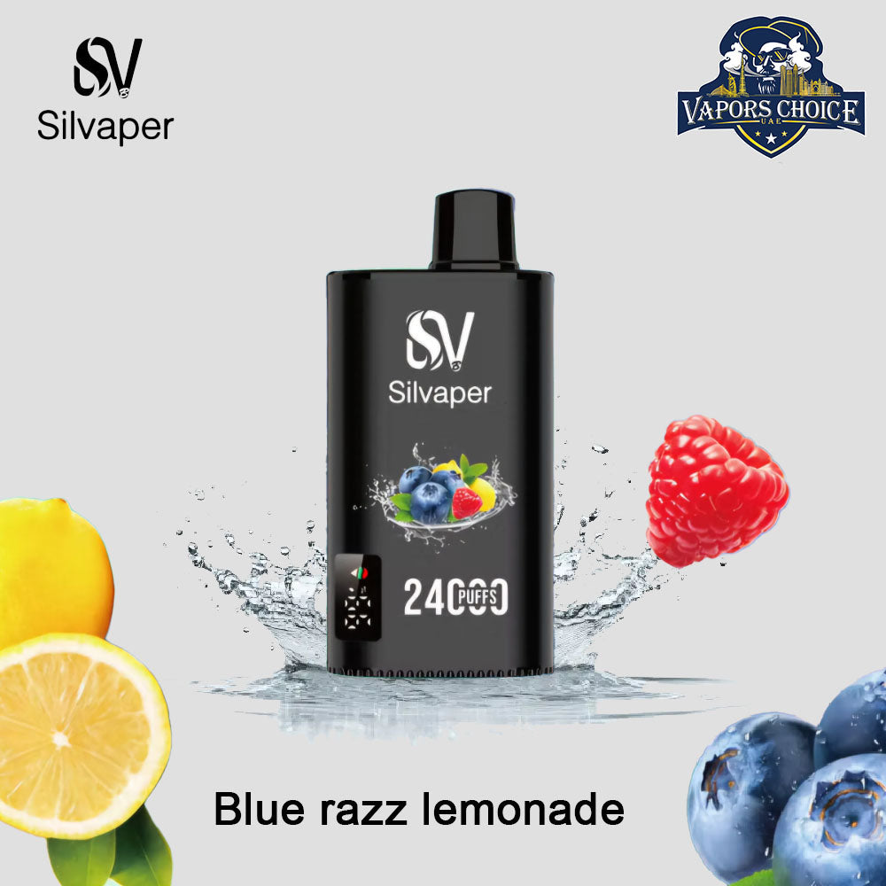 SILVAPER 24000 PUFFS (20mg) - DISPOSABLE VAPE Blue Razz Lemonade UAE Dubai 