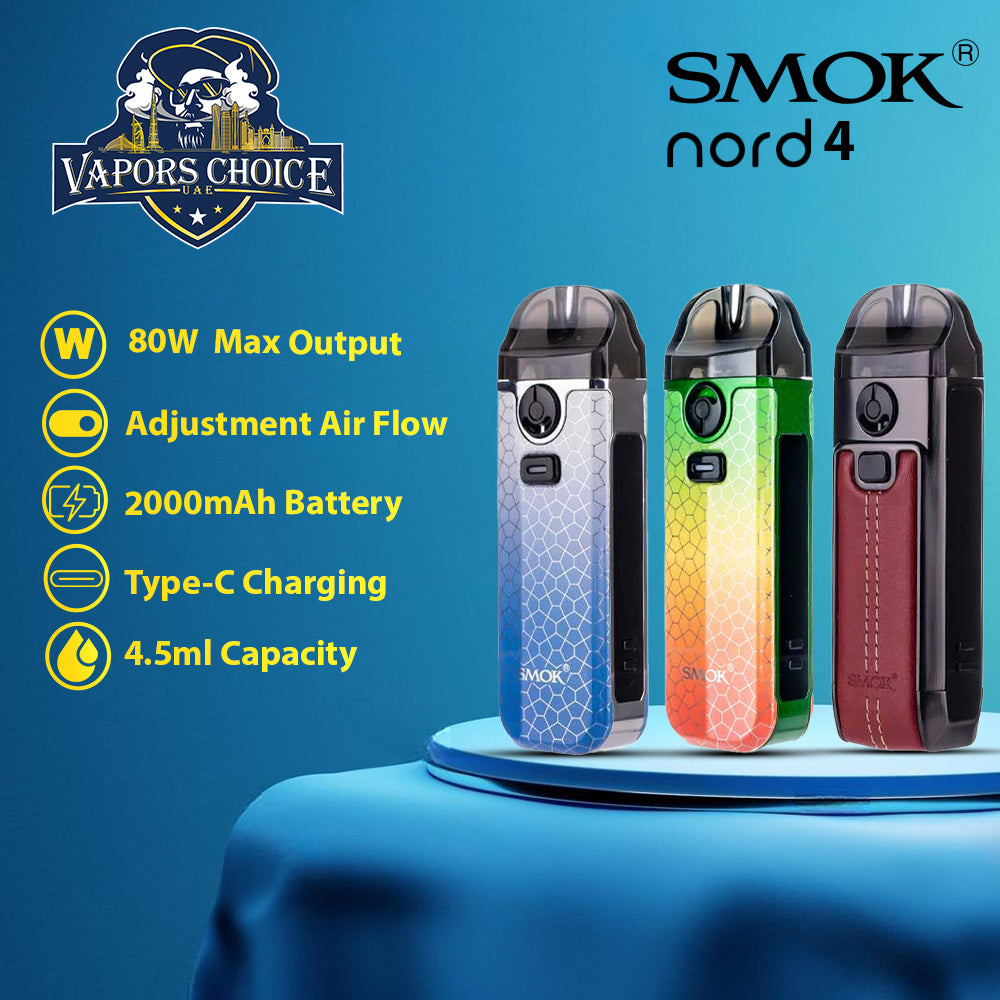 SMOK Nord 4 80W Pod Kit 2000mAh UAE Abu Dhabi