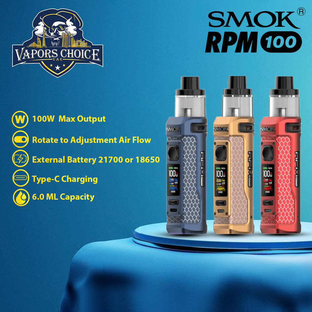 SMOK RPM 100 KIT 100W Pod Mod UAE Dubai & Abu Dhabi