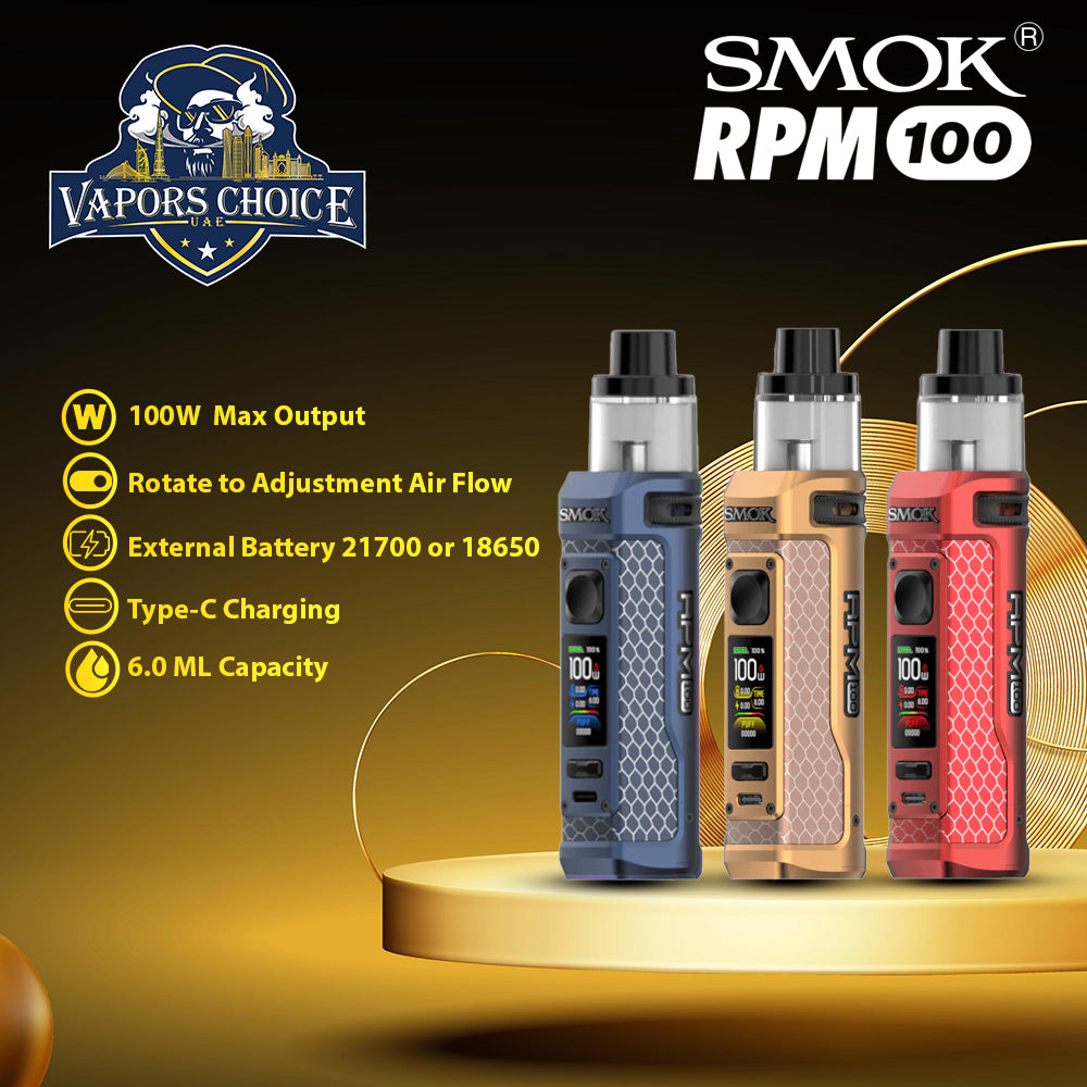 SMOK RPM 100 KIT 100W Pod Mod UAE Abu Dhabi