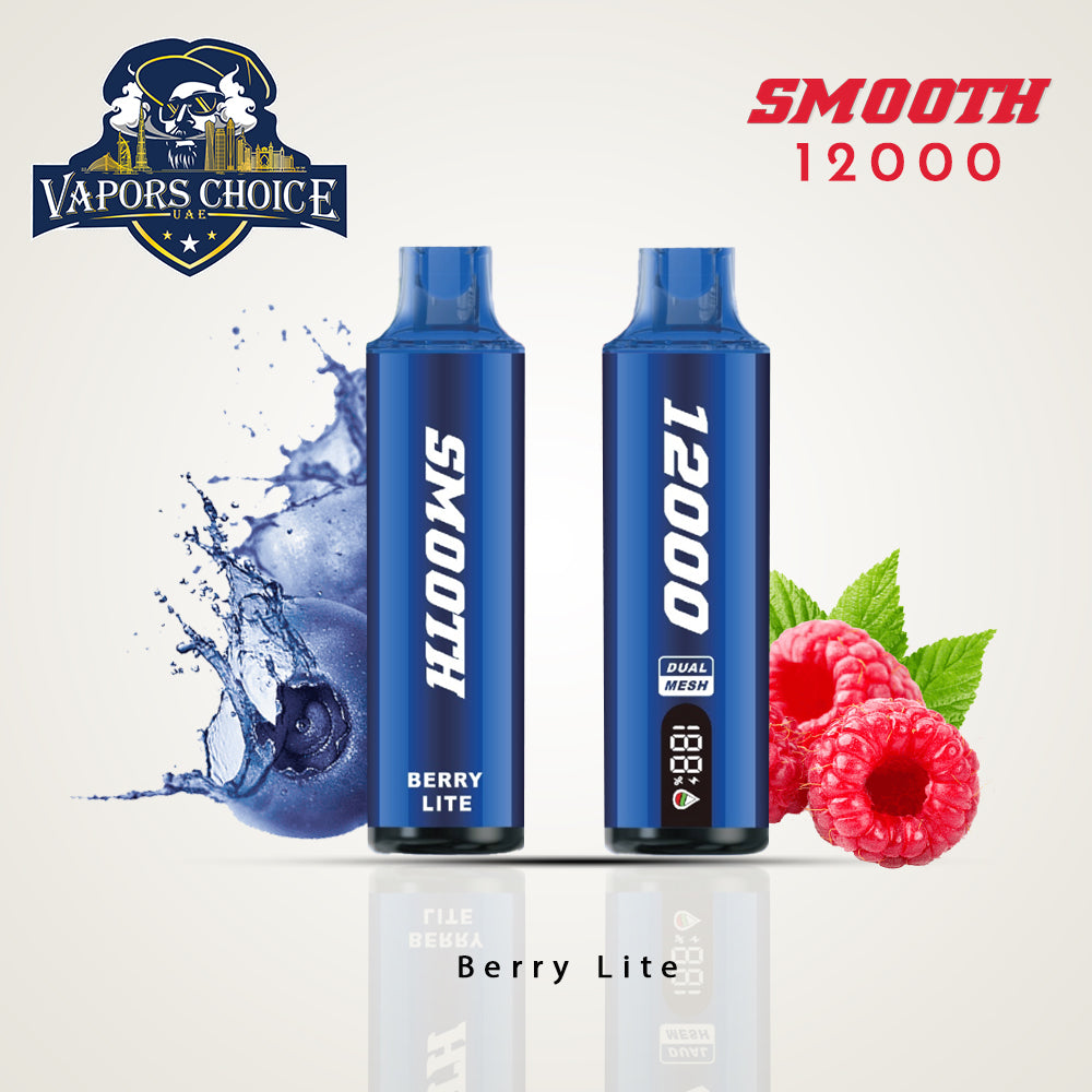 SMOOTH WHALE (20mg) 12000 PUFFS - DISPOSABLE VAPE Berry Lite UAE Abu Dhabi