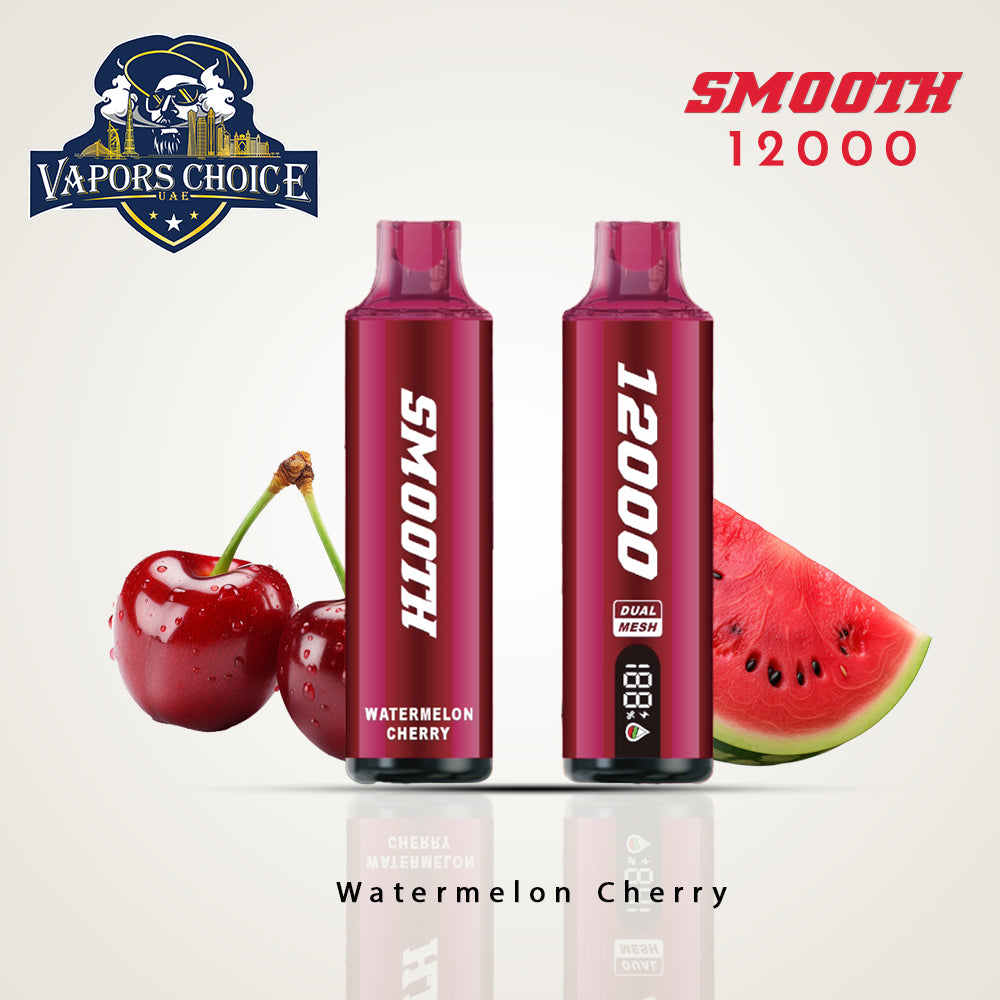 SMOOTH WHALE (20mg) 12000 PUFFS - DISPOSABLE VAPE Watermelon Cherry UAE Abu Dhabi & Ajman