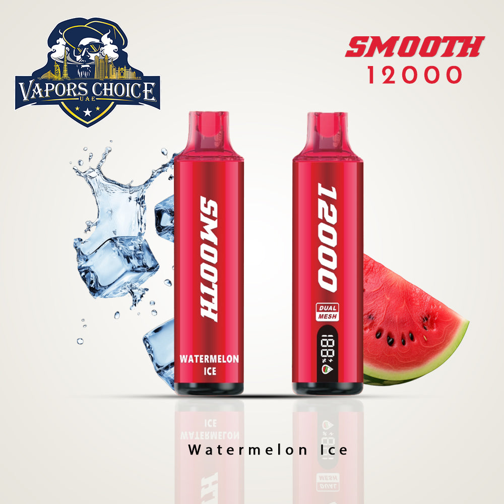 SMOOTH WHALE (20mg) 12000 PUFFS - DISPOSABLE VAPE Watermelon Ice UAE Abu Dhabi & Al Sharjah