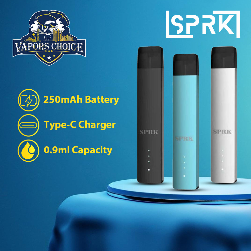 SPRK Vapor Device Comprehensive Solution for MYLE V4 Pod System Users UAE Abu Dhabi & Dubai