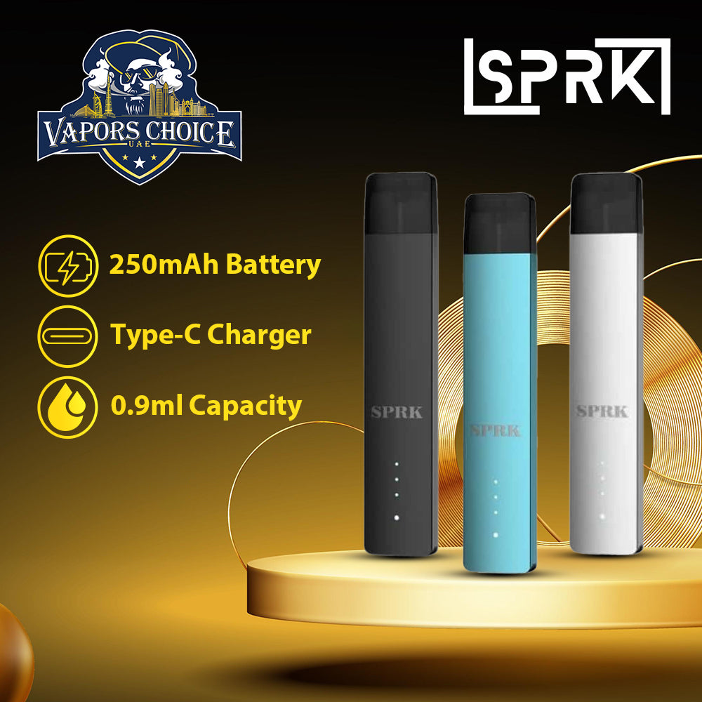 SPRK Vapor Device Comprehensive Solution for MYLE V4 Pod System Users UAE Dubai & Abu Dhabi