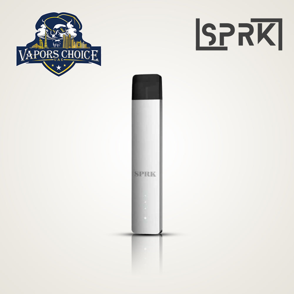 SPRK Vapor Device Comprehensive Solution for MYLE V4 Pod System Users Sliver UAE Ras Al Khaimah