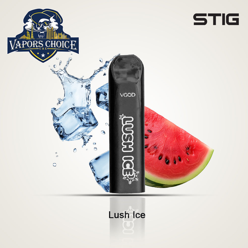 STIG (60mg) 700 PUFFS DISPOSABLE VAPE X3 by VGOD ( American Version ) Lush Ice UAE Ajman