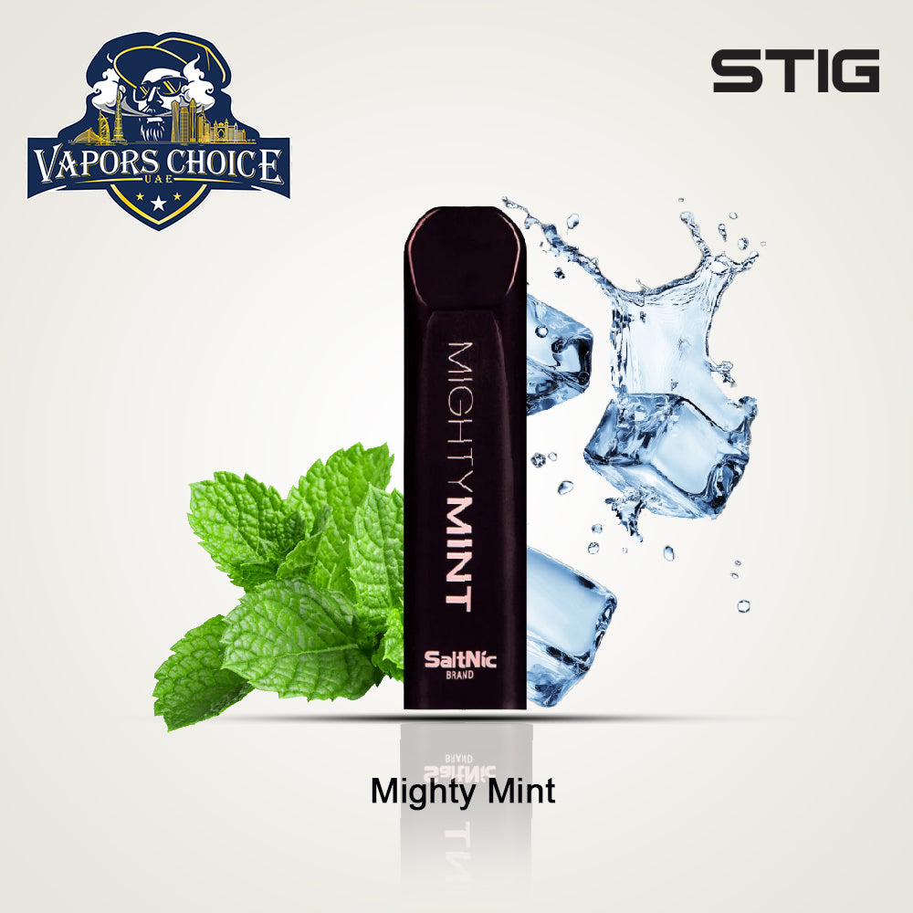 STIG (60mg) 700 PUFFS DISPOSABLE VAPE X3 by VGOD ( American Version ) Mighty Mint UAE Al Sharjah
