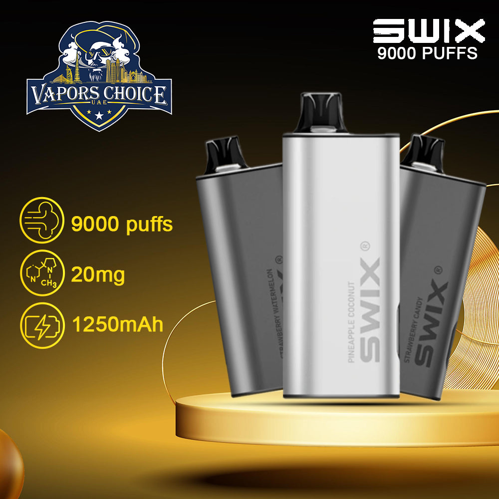 SWIX MATE 9K PUFFS DISPOSABLE VAPE Non-Rechargeable 2st UAE Dubai