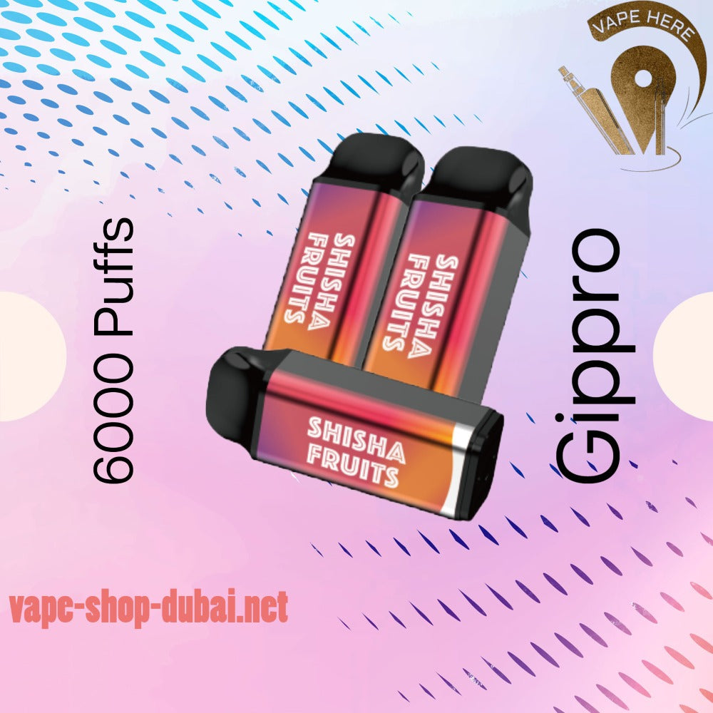 GIPPRO BLING BLING Shisha Fruits 6000 PUFFS UAE Sharjah