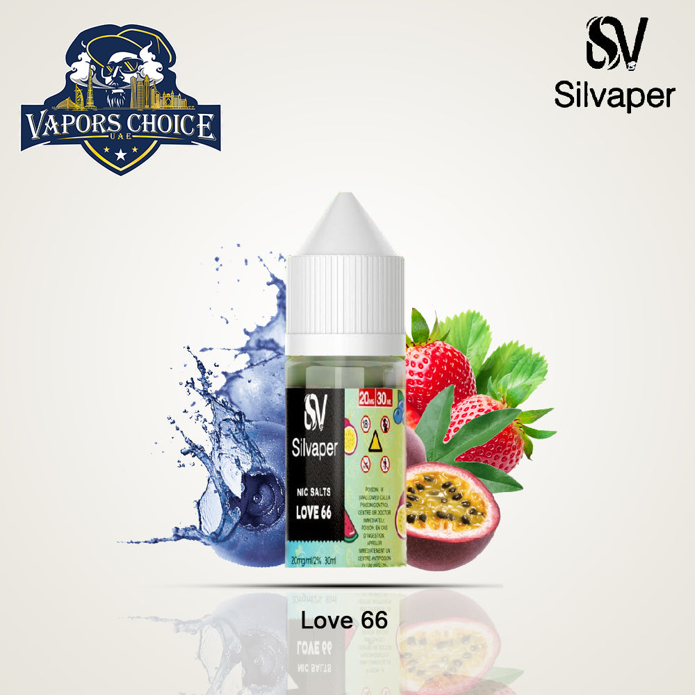 Silvaper 20mg Salt Nic 30ml Love  UAE Al Sharjah