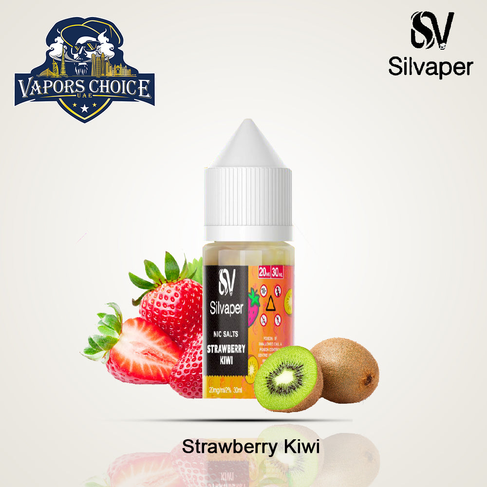 Silvaper 20mg Salt Nic 30ml Strawberry Kiwi UAE Abu Dhabi & Dubai