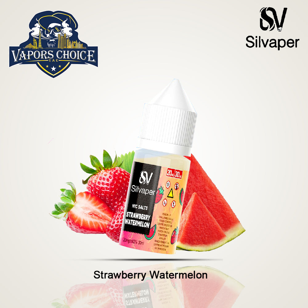 Silvaper 20mg Salt Nic 30ml Strawberry Watermelon UAE Ajman & Al Sharjah